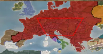 Campaign minimap showing internal province borders
